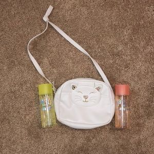 Cute cat purse and VS perfumes!